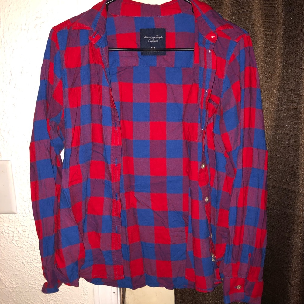 American Eagle size Medium Flannel button up